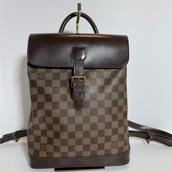 Louis Vuitton SoHo Backpack in Damier Ebene - Picture 1 of 11